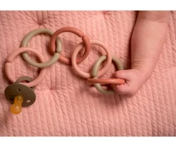 Niños Little Dutch 12 Anillas Cuelga Juguetes Rosa