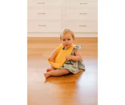 We Might Be Tiny 2 Babero Catchie 2.0 Silicona Blue Dusk & Charcoal^ Baberos