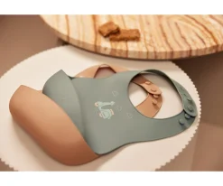 Jollein 2 Baberos de Silicona Green / Caramel^ Baberos