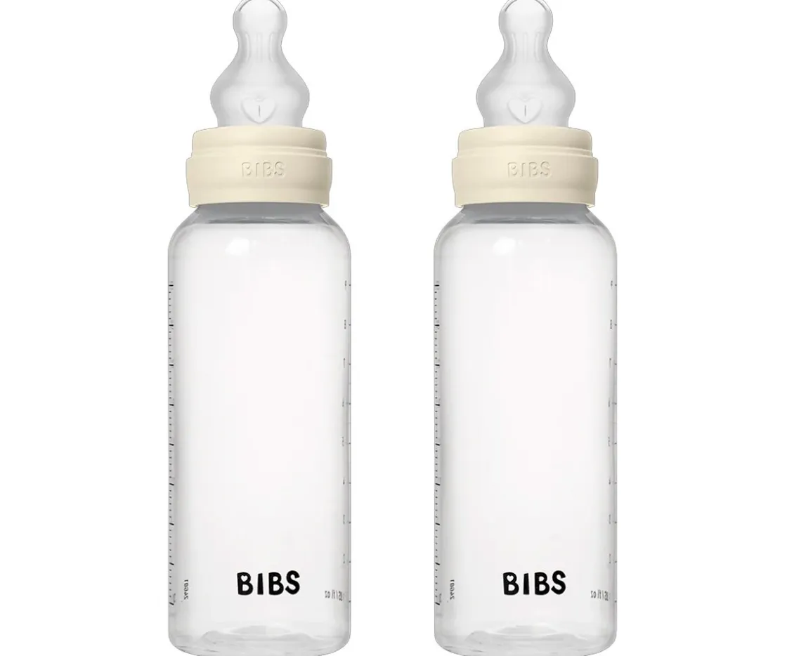BIBS 2 Biberones Plástico Silicona Ivory 270 ml^ Biberones
