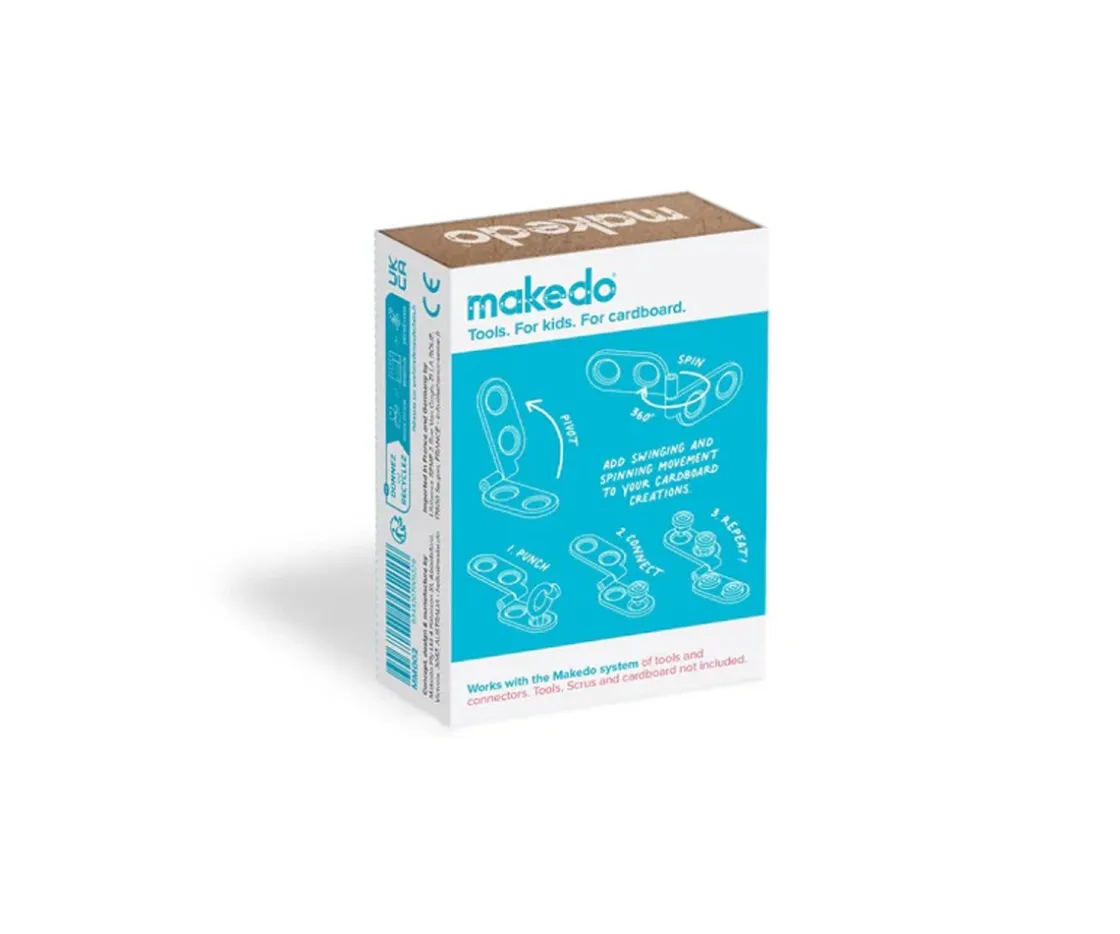 Niños Makedo 6 Bisagras Giratorias