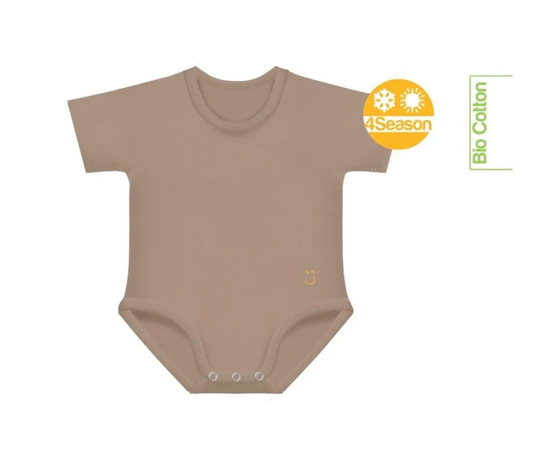 J BIMBI 2 Body Bebé (0-36meses) Manga Corta 4 Season Brown^ Ropa Infantil