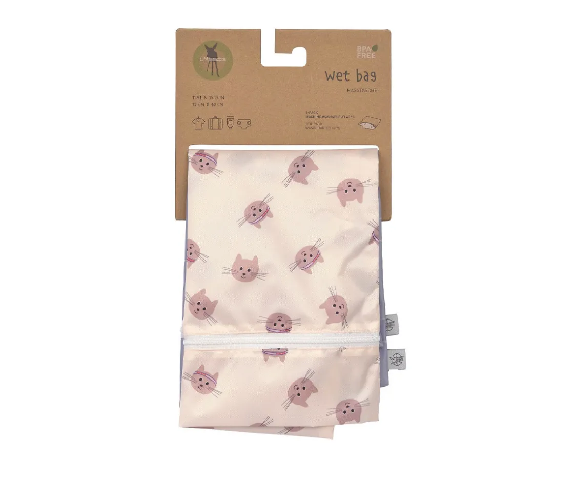Lassig 2 Bolsas Impermeables Tiny Team Cat^ Bolsas Impermeables