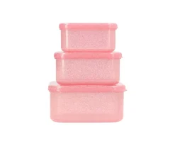 Tutete 3 Cajas Almuerzo Glitter Gloss