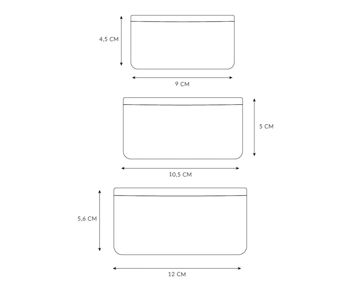 Tutete 3 Cajas Almuerzo Geometric Nature