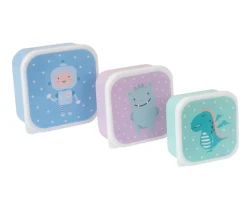 Tutete 3 Cajas Almuerzo Robot y Amigos