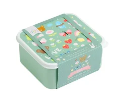 A Little Lovely Company 4 Cajas de Almuerzo Joy^ Fiambreras Infantiles
