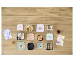 Lassig 3 Cajitas Almuerzo Acero Tiny Team Cat