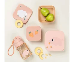 Done by Deer 3 Cajitas Almuerzo Tiny Farm Powder^ Cajas De Almuerzo