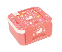 A Little Lovely Company 4 Cajitas Almuerzo y Snacks Fun^ Fiambreras Infantiles