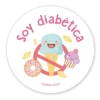 Tutete 1 Chapa Soy Diabética^ Chapas Personalizadas