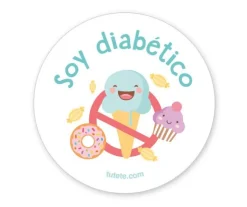 Tutete 1 Chapa Soy Diabético^ Chapas Personalizadas