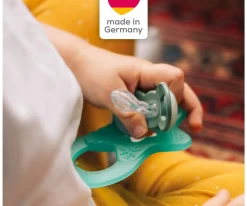 Dentistar 2 Chupetes Anatómicos Day & Night Pink Garnet Heart^ Chupetes Con Diseños