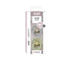 BIBS 2 Chupetes Colour Anatómica Liberty Capel Sage^ Chupetes Con Diseños