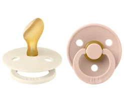 BIBS 2 Chupetes Colour Anatómica Ivory/Blush^ Chupetes Con Diseños