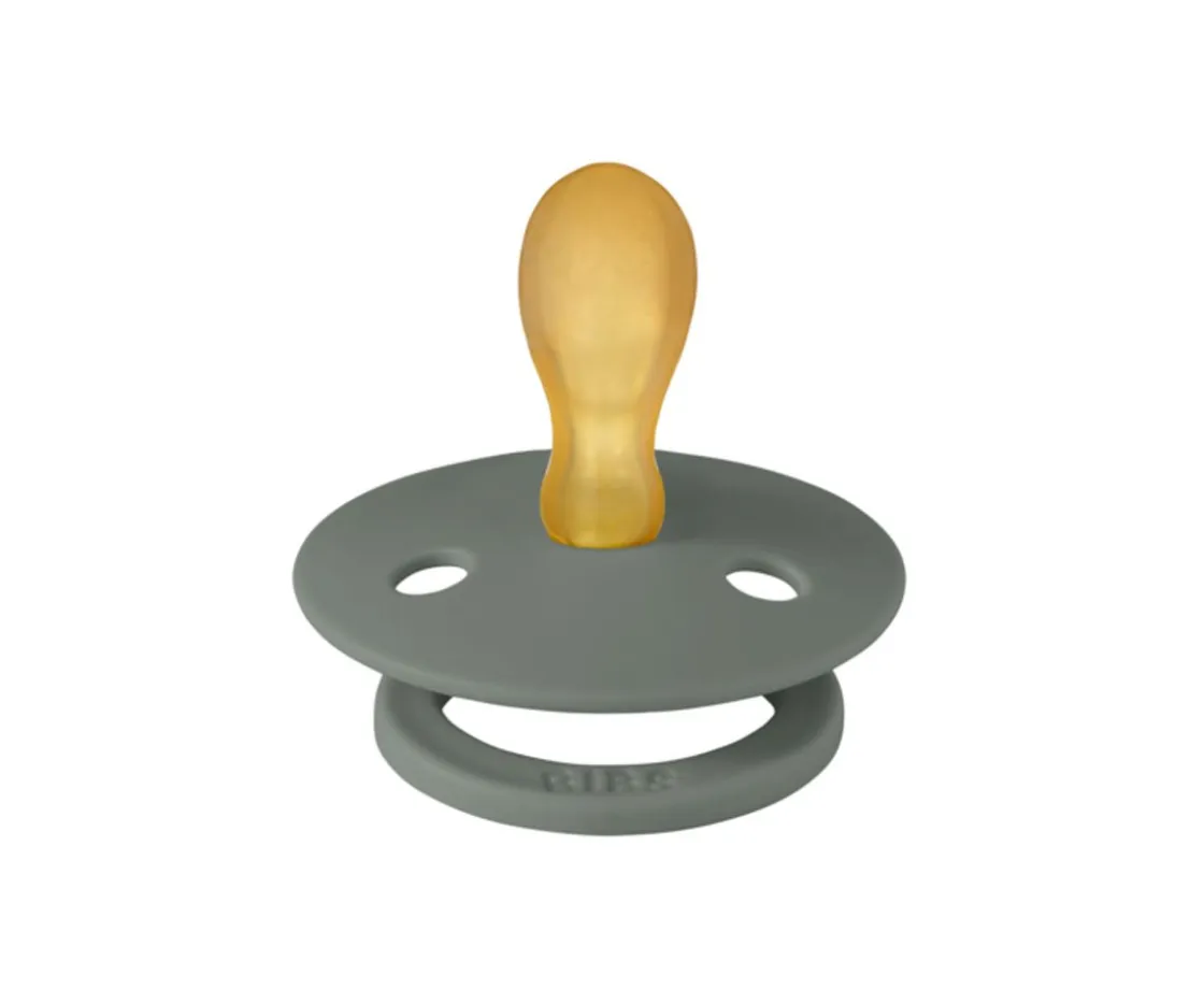 BIBS 2 Chupetes Colour Simétrica Vanilla/Pine^ Chupetes Con Diseños