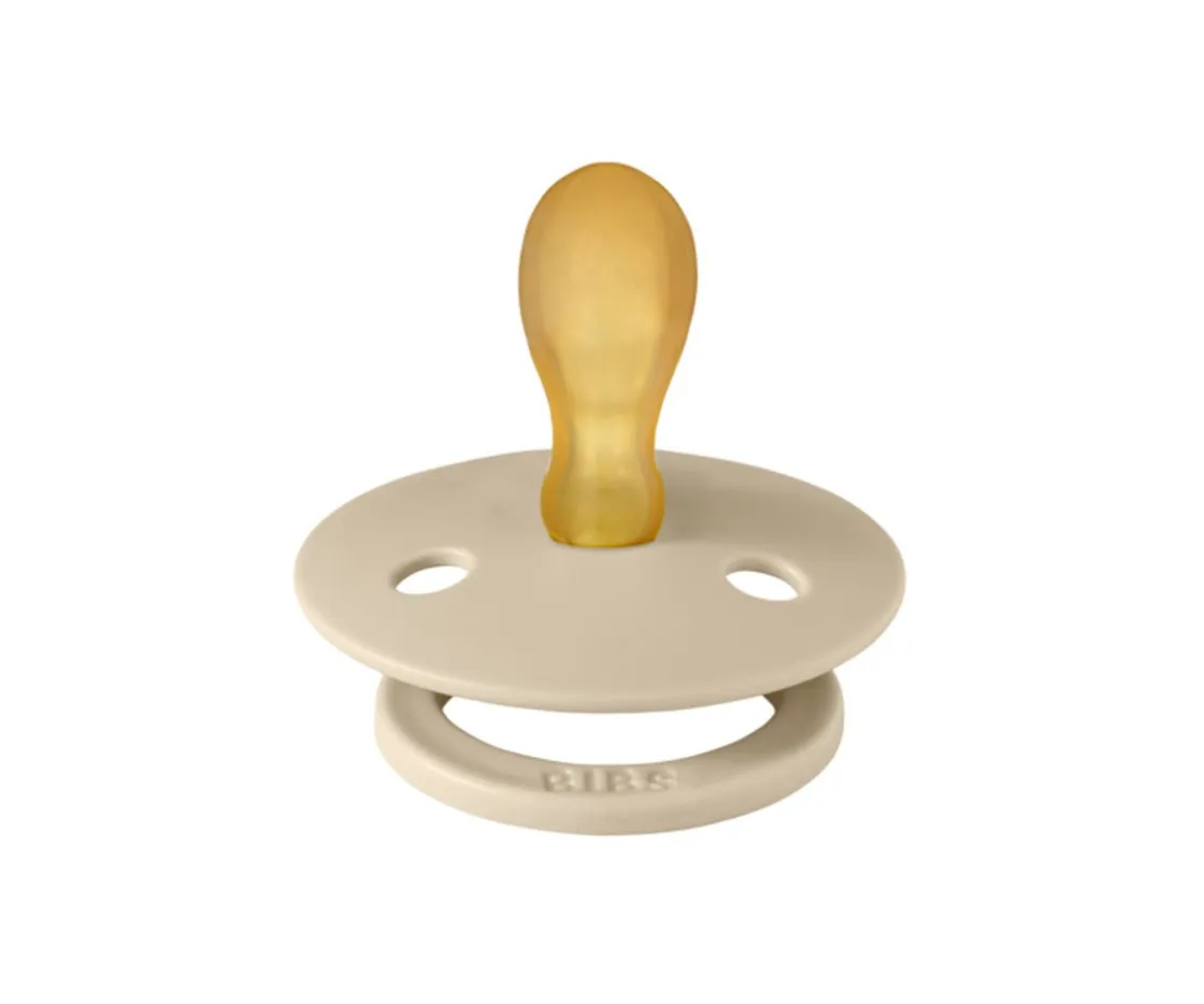 BIBS 2 Chupetes Colour Simétrica Vanilla/Pine^ Chupetes Con Diseños