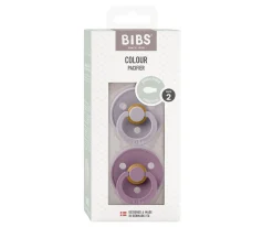BIBS 2 Chupetes Colour Simétrica Fossil Grey/Mauve^ Chupetes Con Diseños