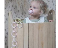 BIBS 2 Chupetes Couture Haze/Blossom Látex^ Chupetes Con Diseños