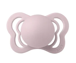 BIBS 2 Chupetes Couture Pink Plum/Peach Látex^ Chupetes Con Diseños