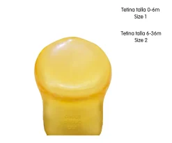 BIBS 2 Chupetes Couture Pink Plum/Peach Látex^ Chupetes Con Diseños