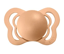 BIBS 2 Chupetes Couture Vanilla/Peach Látex^ Chupetes Con Diseños