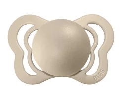BIBS 2 Chupetes Couture Vanilla/Peach Silicona^ Chupetes Con Diseños