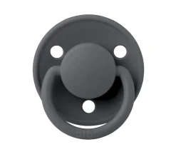 BIBS 2 Chupetes De Lux Iron/Baby Blue Silicona^ Chupetes Con Diseños