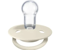 BIBS 2 Chupetes De Lux Ivory/Baby Pink Silicona^ Chupetes Con Diseños