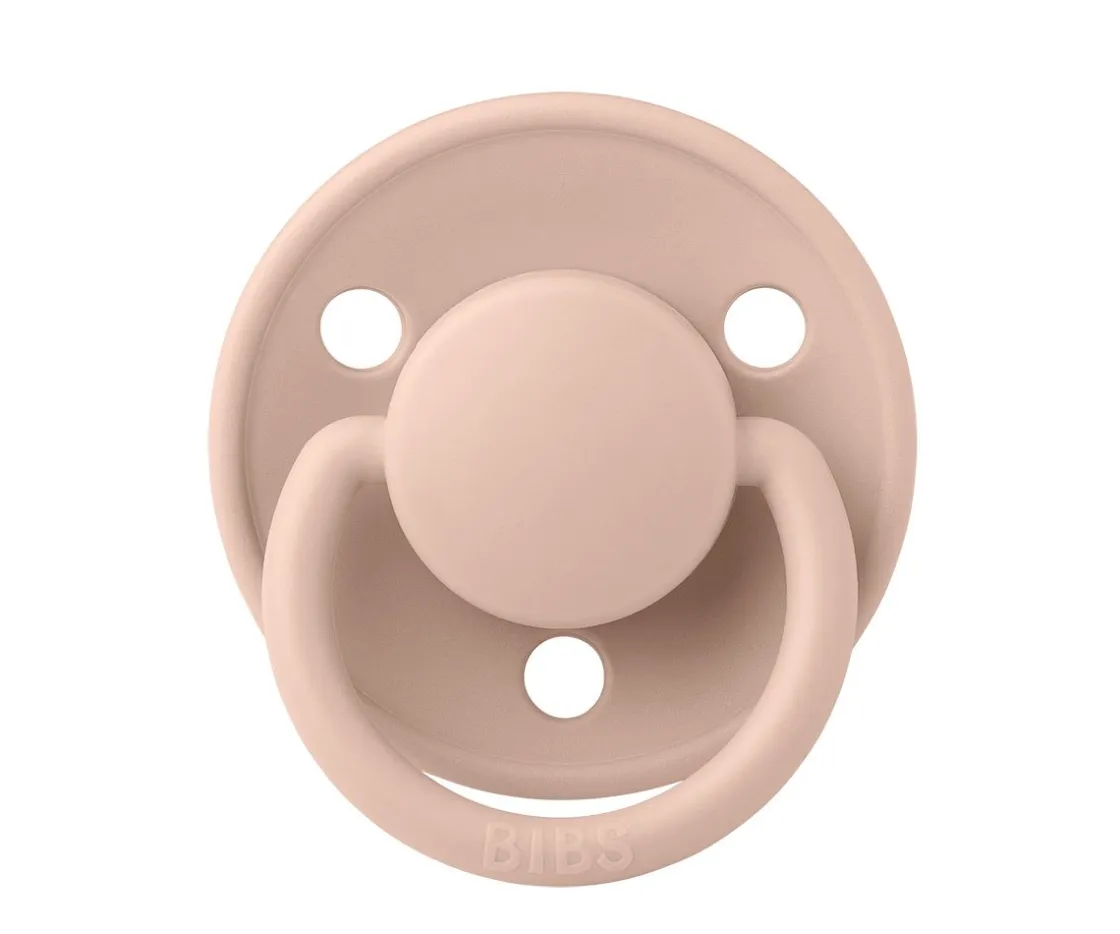 BIBS 2 Chupetes De Lux Woodchuck/Blush Silicona^ Chupetes Con Diseños