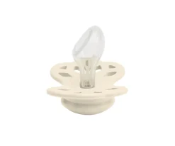 BIBS 2 Chupetes Infinity Anatómica Ivory/Blossom^ Chupetes Con Diseños