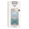 BIBS 2 Chupetes Infinity Anatómica Baby Blue/Island Sea^ Chupetes Con Diseños