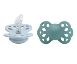 BIBS 2 Chupetes Infinity Anatómica Baby Blue/Island Sea^ Chupetes Con Diseños