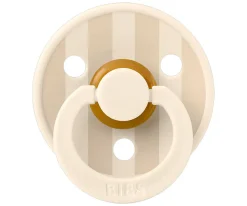 BIBS 2 Chupetes Studio Colour Round Pin Ivory Vanilla Mix^ Chupetes Con Diseños