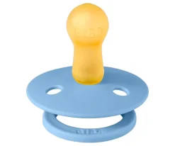 BIBS 2 Chupetes Studio Colour Round Pin Sky Blue Mix^ Chupetes Con Diseños
