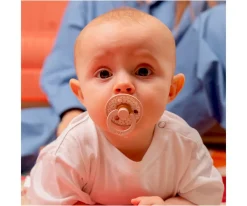 BIBS 2 Chupetes Studio Colour Round Jasmine Blush Mix^ Chupetes Con Diseños