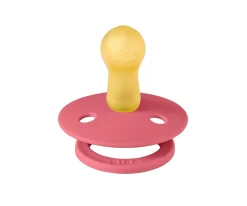 BIBS 2 Chupetes Studio Colour Round Block Baby Pink Coral Mix^ Chupetes Con Diseños