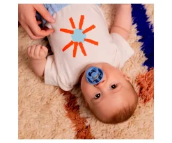 BIBS 2 Chupetes Studio Colour Round Pin Sage Mix^ Chupetes Con Diseños