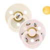 BIBS 2 Chupetes Studio Colour Round Bumblebee Ivory Mix^ Chupetes Con Diseños