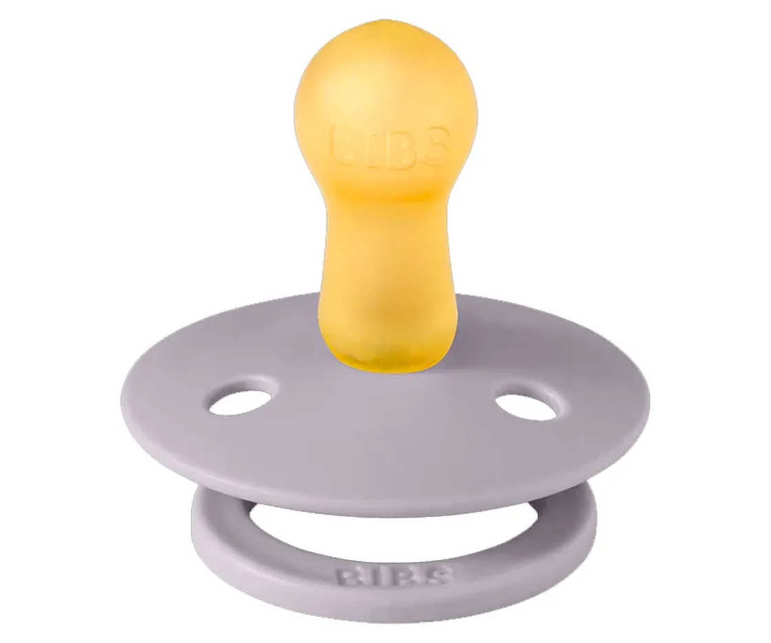 BIBS 2 Chupetes Studio Colour Round Jasmine Fossil Grey Mix^ Chupetes Con Diseños