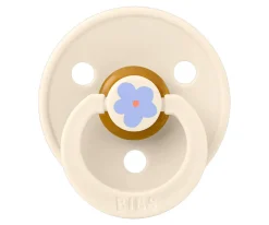 BIBS 2 Chupetes Studio Colour Round Jasmine Ivory Mix^ Chupetes Con Diseños