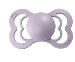 BIBS 2 Chupetes Supreme Heather/Dusky Lilac Látex^ Chupetes Con Diseños