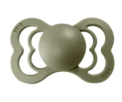 BIBS 2 Chupetes Supreme Honey Bee/Olive Silicona^ Chupetes Con Diseños