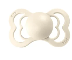 BIBS 2 Chupetes Supreme Ivory/Baby Pink Látex^ Chupetes Con Diseños