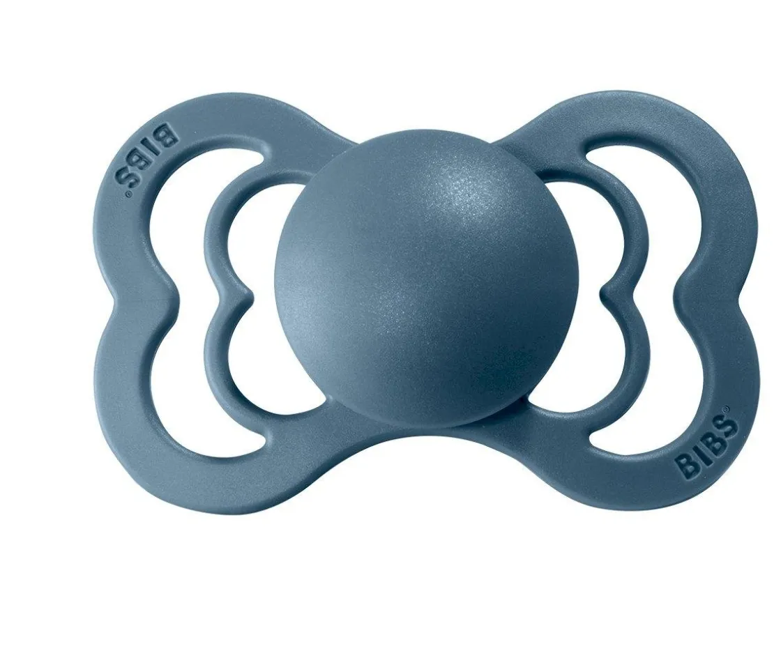 BIBS 2 Chupetes Supreme Mustard/Petrol Látex^ Chupetes Con Diseños