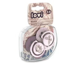 LOVI 2 Chupetes Botanic Pink Vintage^ Chupetes Con Diseños