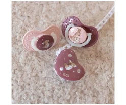 LOVI 2 Chupetes Day&Night Rosa