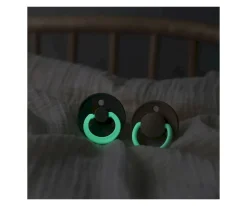 BIBS 2 Chupetes Nocturnos Colour Round Sage/Cloud