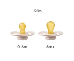 b.box 2 Chupetes Tetina Fisiológica látex Berry/Blush^ Chupetes Con Diseños