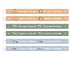 Tutete 6 Cintas para Colgar Ropa Savannah Personalizables^ Colecciones Vuelta Al Cole